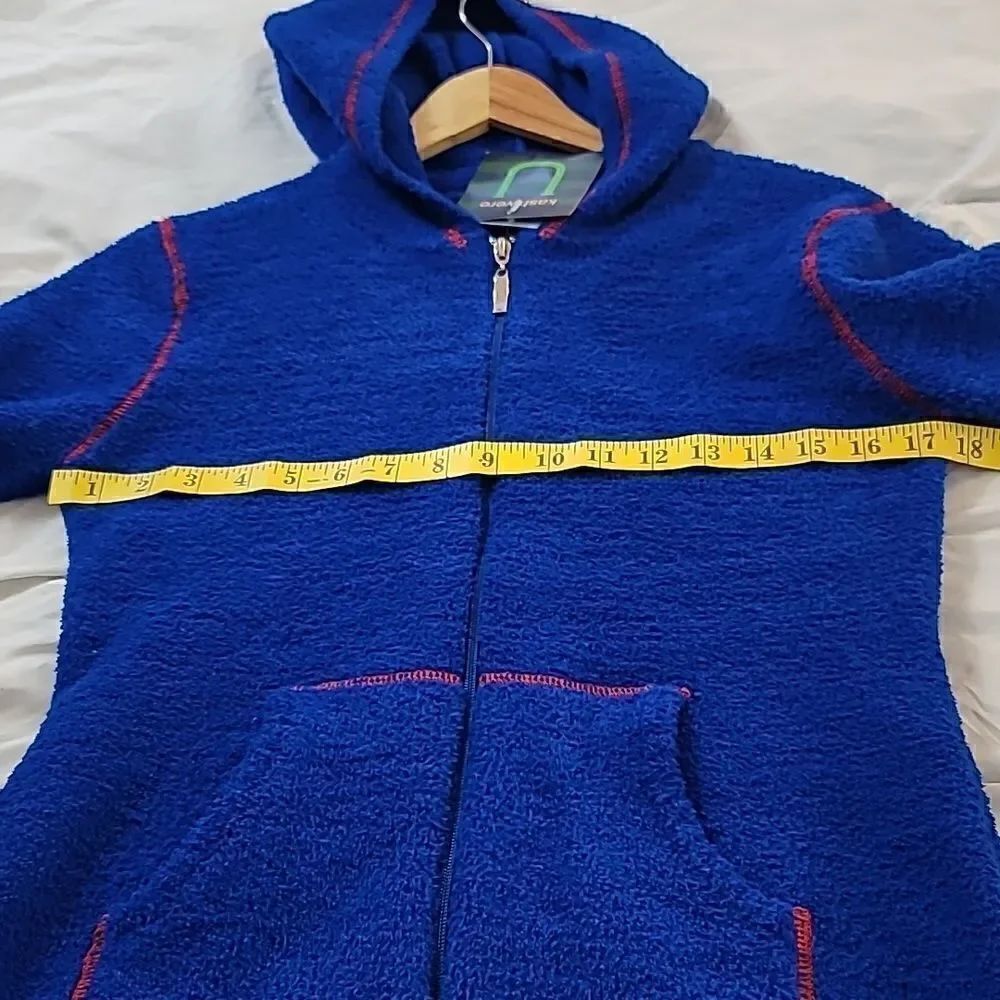 Kashwere Electric Blue Bell Sleeve Hoodie - Picture 8 of 13